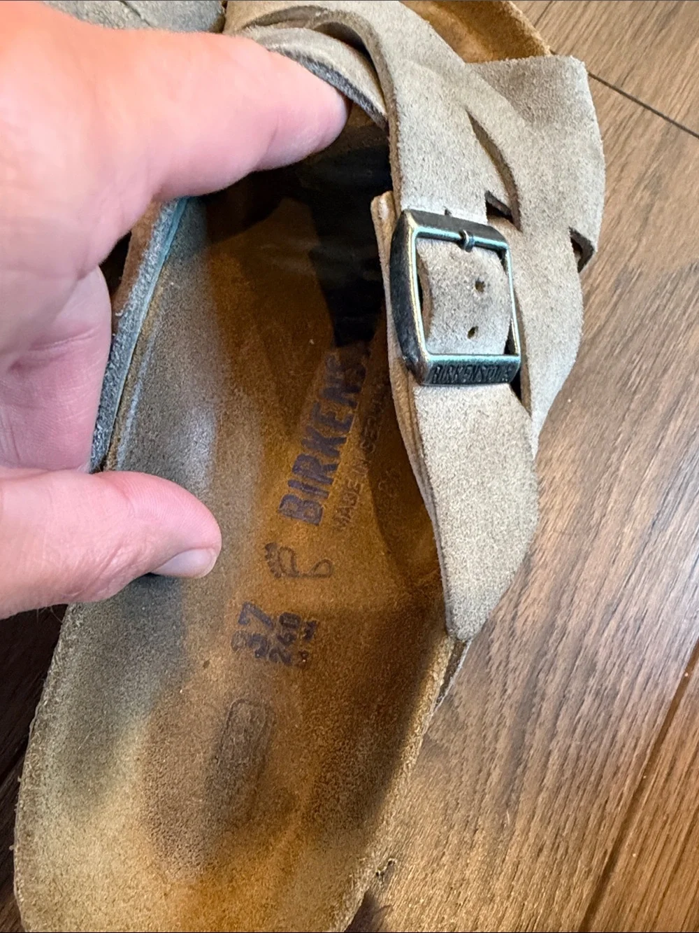 Birkenstock Lugano Soft Footbed Size 37 (6/6.5) - C33-068